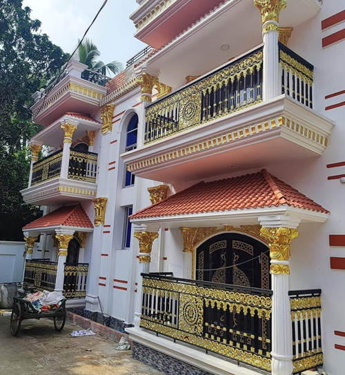 Building Cement Elevation Work in Chennai,Building Cement Artist Work in Chennai,Building Cement Design Work in Chennai,Temple and Pillar Border Work in Chennai