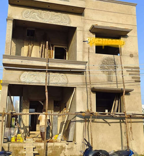 Building Cement Elevation Work in Chennai,Building Cement Artist Work in Chennai,Building Cement Design Work in Chennai,Temple and Pillar Border Work in Chennai
