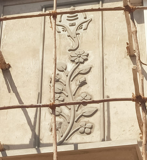 Building Cement Elevation Work in Chennai,Building Cement Artist Work in Chennai,Building Cement Design Work in Chennai,Temple and Pillar Border Work in Chennai