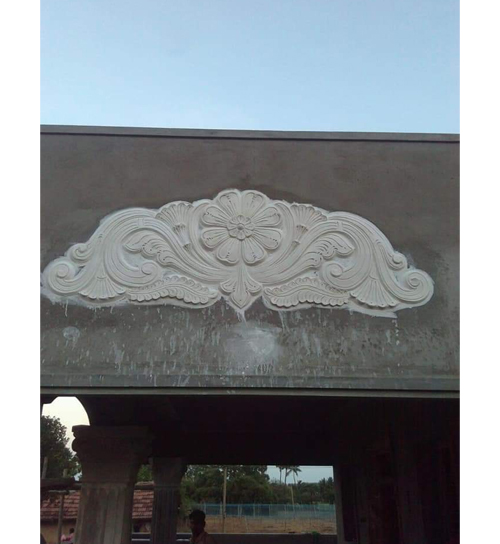 Building Cement Elevation Work in Chennai,Building Cement Artist Work in Chennai,Building Cement Design Work in Chennai,Temple and Pillar Border Work in Chennai