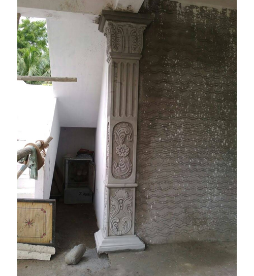 Building Cement Elevation Work in Chennai,Building Cement Artist Work in Chennai,Building Cement Design Work in Chennai,Temple and Pillar Border Work in Chennai