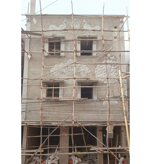 Building Cement Elevation Work in Chennai,Building Cement Artist Work in Chennai,Building Cement Design Work in Chennai,Temple and Pillar Border Work in Chennai