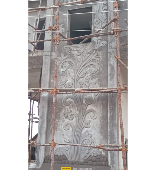 Building Cement Elevation Work in Chennai,Building Cement Artist Work in Chennai,Building Cement Design Work in Chennai,Temple and Pillar Border Work in Chennai