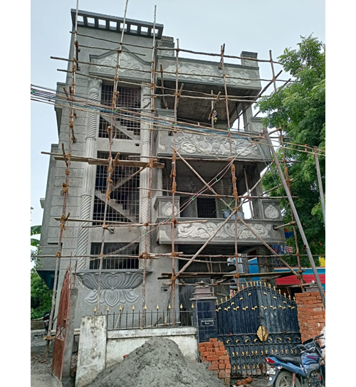Building Cement Elevation Work in Chennai,Building Cement Artist Work in Chennai,Building Cement Design Work in Chennai,Temple and Pillar Border Work in Chennai
