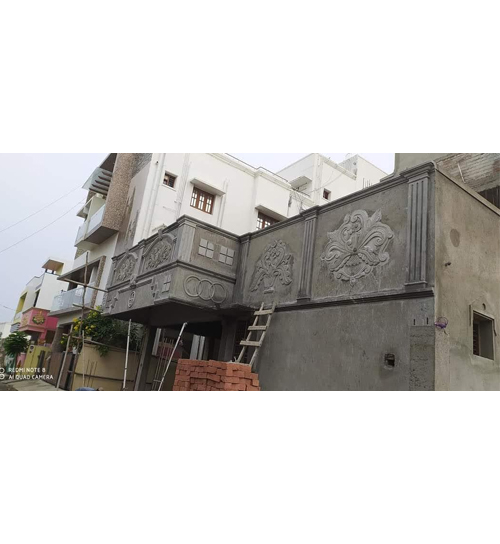 Building Cement Elevation Work in Chennai,Building Cement Artist Work in Chennai,Building Cement Design Work in Chennai,Temple and Pillar Border Work in Chennai
