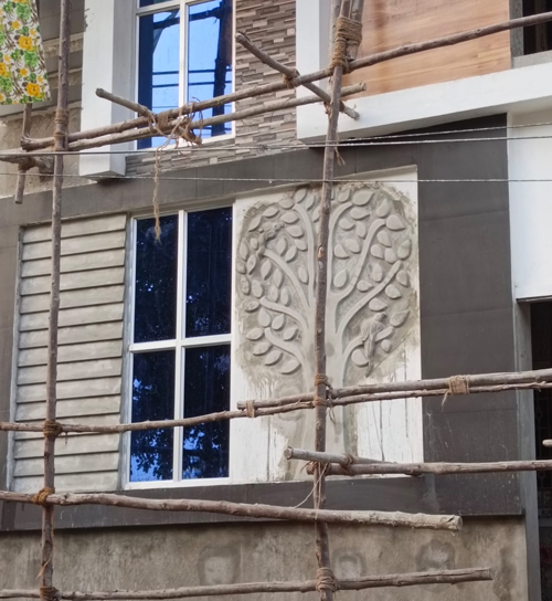 Building Cement Elevation Work in Chennai,Building Cement Artist Work in Chennai,Building Cement Design Work in Chennai,Temple and Pillar Border Work in Chennai