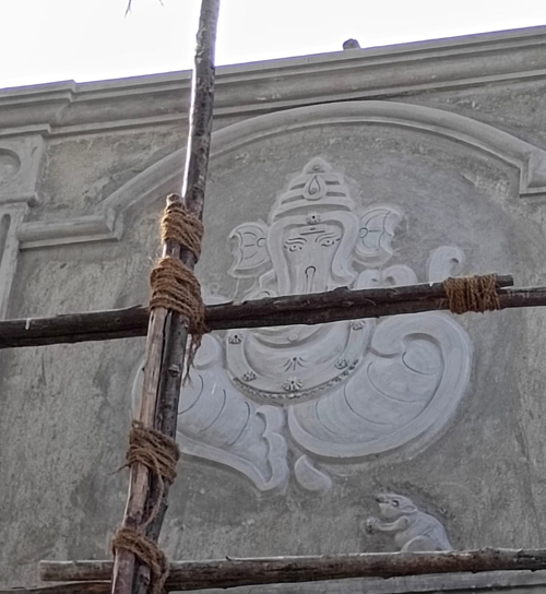 Building Cement Elevation Work in Chennai,Building Cement Artist Work in Chennai,Building Cement Design Work in Chennai,Temple and Pillar Border Work in Chennai