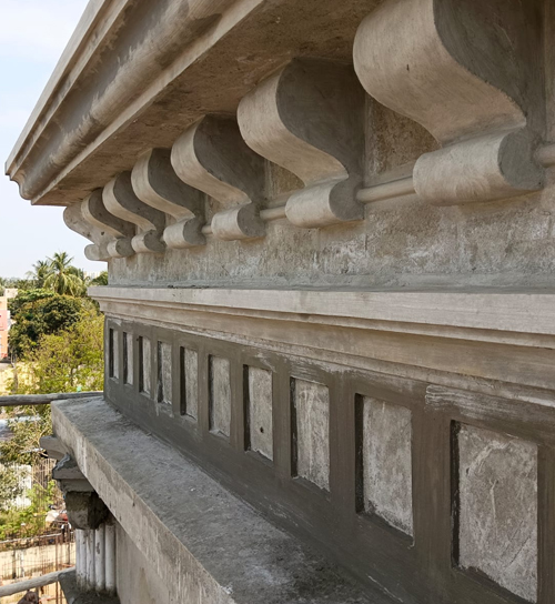 Building Cement Elevation Work in Chennai,Building Cement Artist Work in Chennai,Building Cement Design Work in Chennai,Temple and Pillar Border Work in Chennai