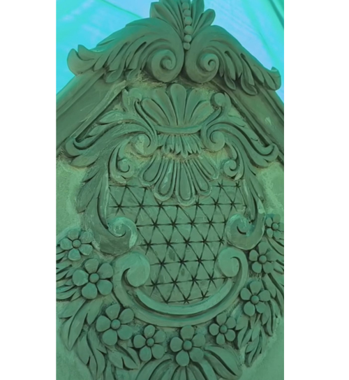 Building Cement Elevation Work in Chennai,Building Cement Artist Work in Chennai,Building Cement Design Work in Chennai,Temple and Pillar Border Work in Chennai