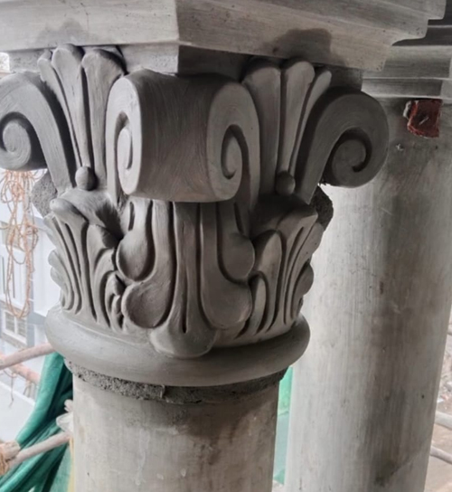 Building Cement Elevation Work in Chennai,Building Cement Artist Work in Chennai,Building Cement Design Work in Chennai,Temple and Pillar Border Work in Chennai