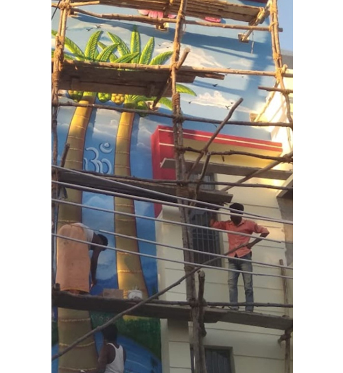 Building Cement Elevation Work in Chennai,Building Cement Artist Work in Chennai,Building Cement Design Work in Chennai,Temple and Pillar Border Work in Chennai