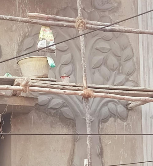 Building Cement Elevation Work in Chennai,Building Cement Artist Work in Chennai,Building Cement Design Work in Chennai,Temple and Pillar Border Work in Chennai