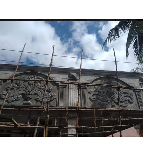 Building Cement Elevation Work in Chennai,Building Cement Artist Work in Chennai,Building Cement Design Work in Chennai,Temple and Pillar Border Work in Chennai