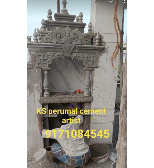 Building Cement Elevation Work in Chennai,Building Cement Artist Work in Chennai,Building Cement Design Work in Chennai,Temple and Pillar Border Work in Chennai