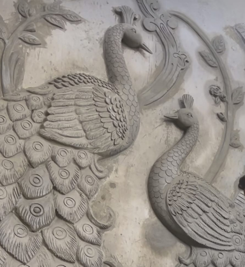 Building Cement Elevation Work in Chennai,Building Cement Artist Work in Chennai,Building Cement Design Work in Chennai,Temple and Pillar Border Work in Chennai